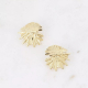 Boucles d'oreilles en acier inoxydable Doré Bohm Paris